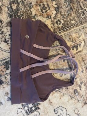 lululemon athletica Strappy Purple Sports Bra